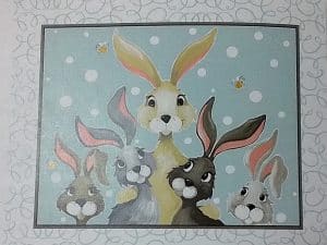 Harold the Hare 100 %  Algodón Panel